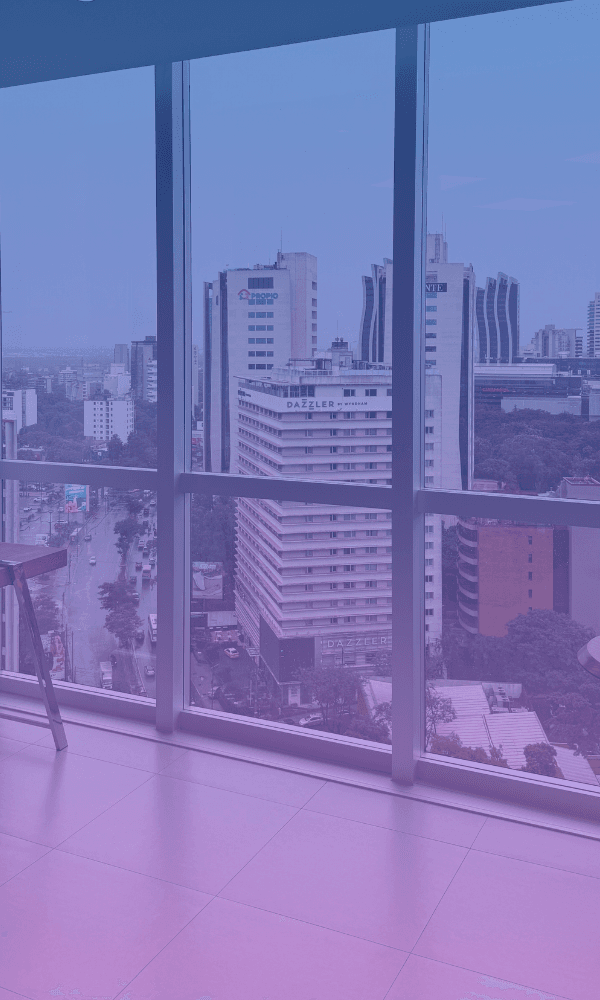 X4T Office in Asunción, Paraguay - Customer support area with multilingual assistance